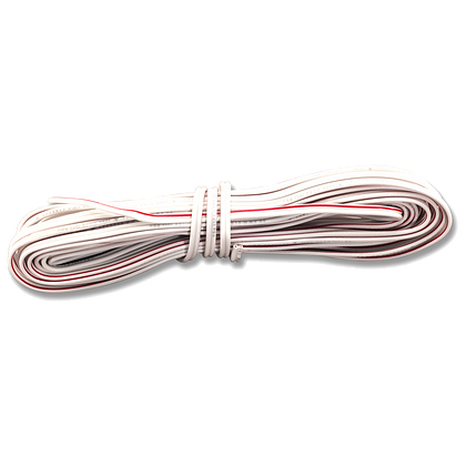 041A0323, cable para timbre, rojo/blanco